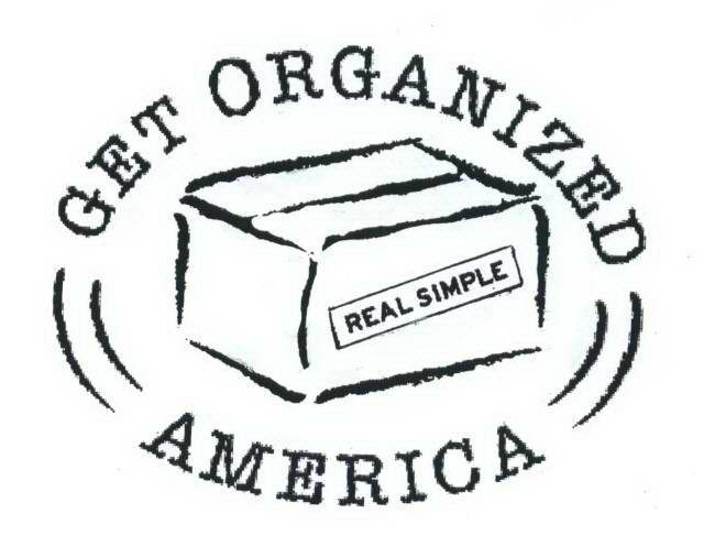 Trademark Logo GET ORGANIZED AMERICA REAL SIMPLE