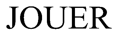 Trademark Logo JOUER