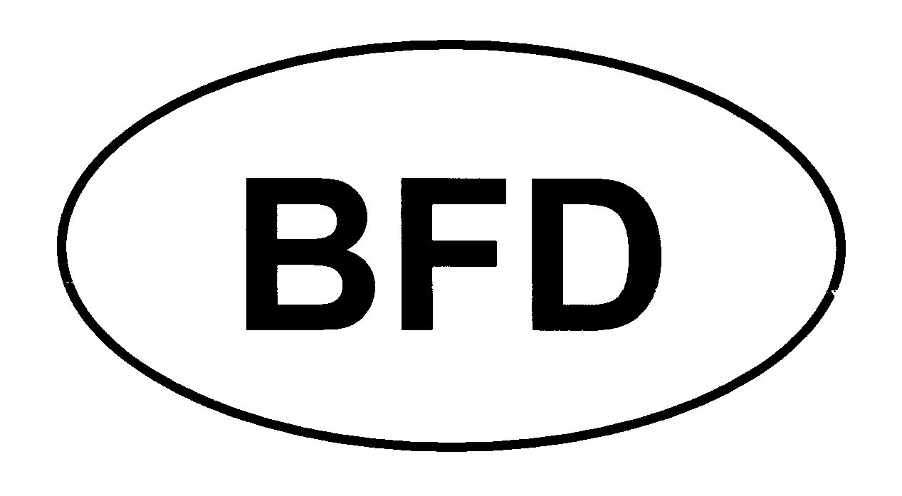 Trademark Logo BFD