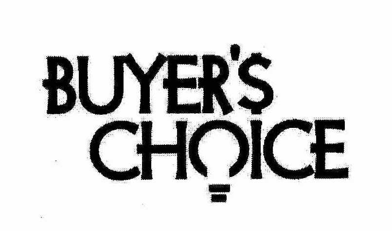 Trademark Logo BUYER'S CHOICE