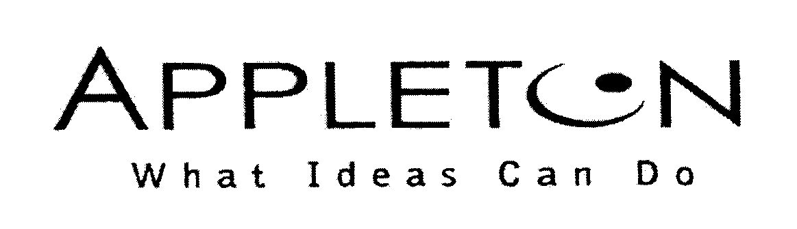 Trademark Logo APPLETON WHAT IDEAS CAN DO