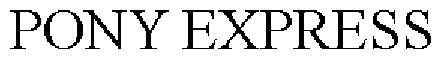 Trademark Logo PONY EXPRESS