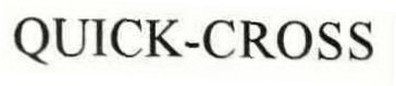 Trademark Logo QUICK-CROSS
