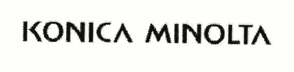 Trademark Logo KONICA MINOLTA