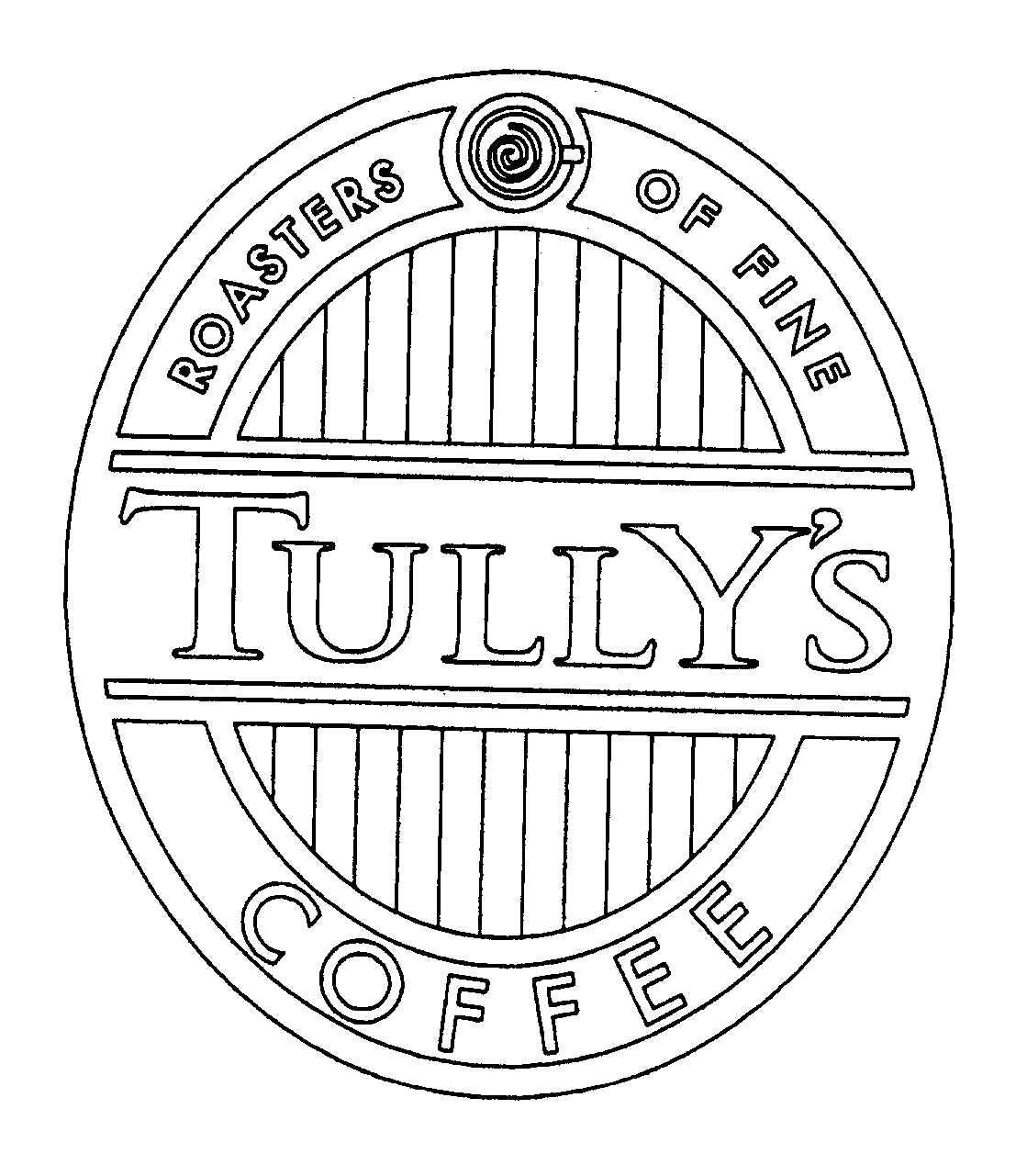 Trademark Logo TULLY'S ROASTERS OF FINE COFFEE