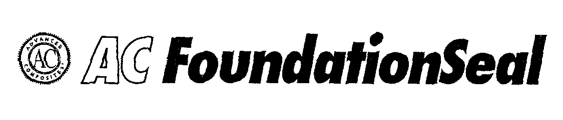  AC ADVANCED COMPOSITES AC FOUNDATIONSEAL