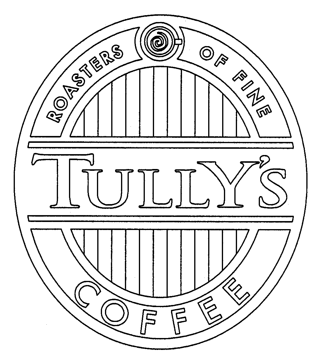 Trademark Logo TULLY'S ROASTERS OF FINE COFFEE