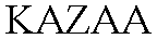 Trademark Logo KAZAA