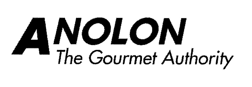 Trademark Logo ANOLON, THE GOURMET AUTHORITY