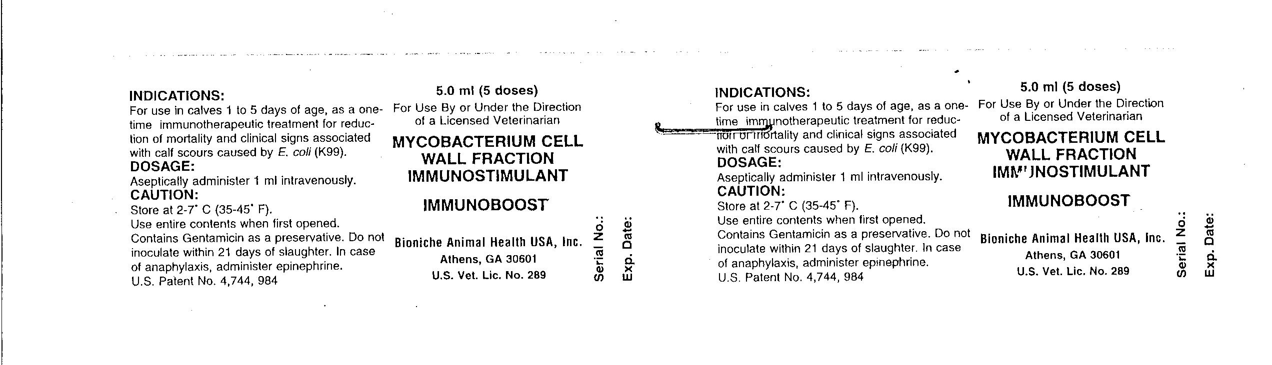 Trademark Logo IMMUNOBOOST