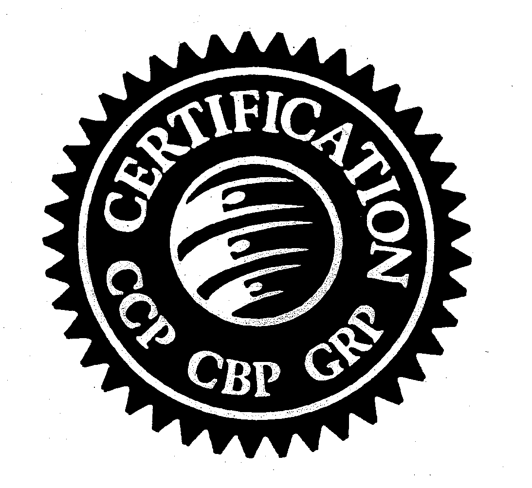  CERTIFICATION CCP CBP GRP