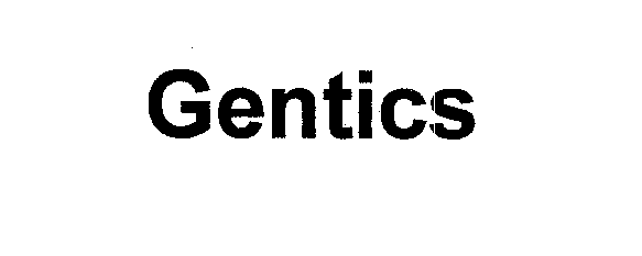 Trademark Logo GENTICS