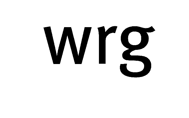Trademark Logo WRG
