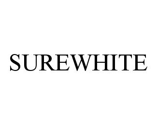 Trademark Logo SUREWHITE