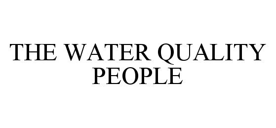  THE WATER QUALITY PEOPLE