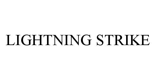 Trademark Logo LIGHTNING STRIKE