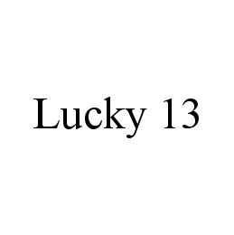 LUCKY 13