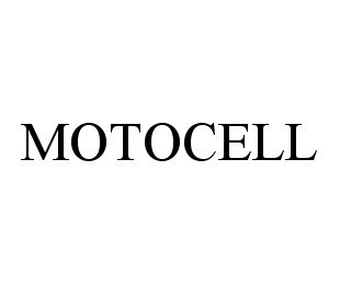 Trademark Logo MOTOCELL