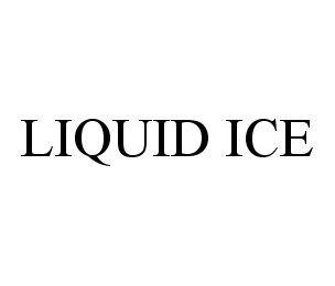 Trademark Logo LIQUID ICE