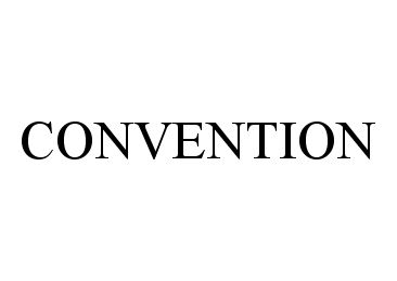 Trademark Logo CONVENTION