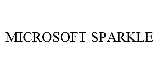 Trademark Logo MICROSOFT SPARKLE