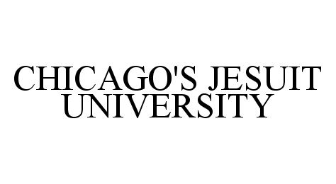 Trademark Logo CHICAGO'S JESUIT UNIVERSITY