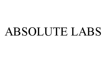 Trademark Logo ABSOLUTE LABS