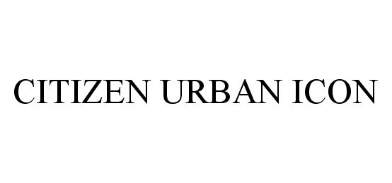  CITIZEN URBAN ICON