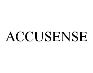 Trademark Logo ACCUSENSE