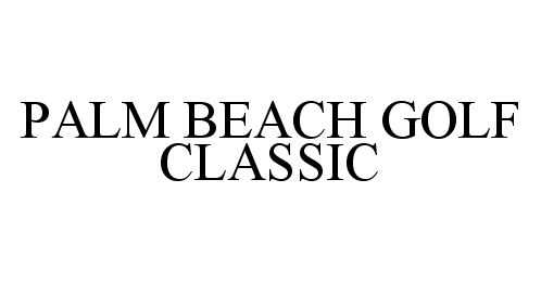 Trademark Logo PALM BEACH GOLF CLASSIC