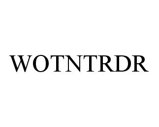 Trademark Logo WOTNTRDR