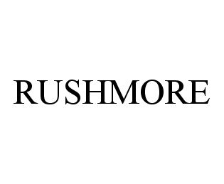 Trademark Logo RUSHMORE