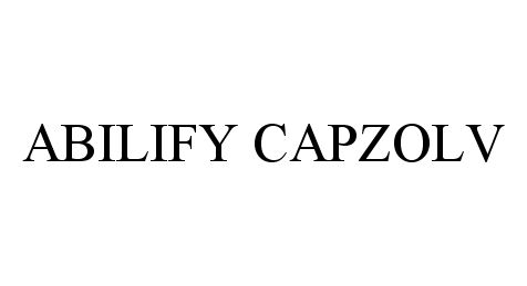 Trademark Logo ABILIFY CAPZOLV