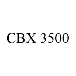 Trademark Logo CBX 3500