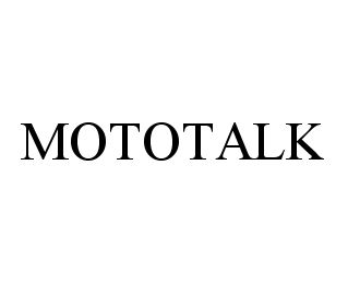 Trademark Logo MOTOTALK