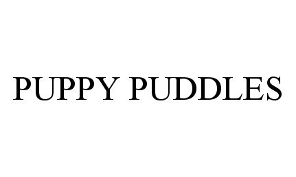  PUPPY PUDDLES