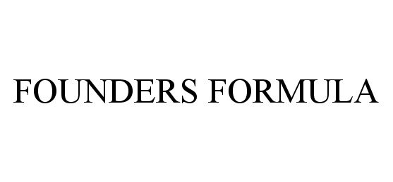  FOUNDERS FORMULA