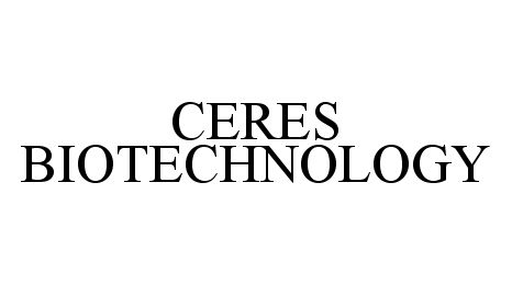  CERES BIOTECHNOLOGY