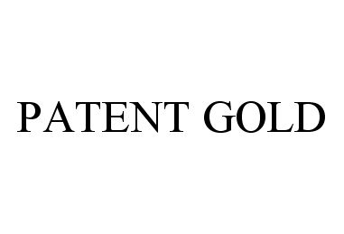 Trademark Logo PATENT GOLD