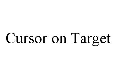 Trademark Logo CURSOR ON TARGET