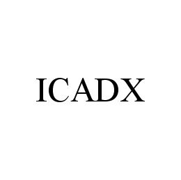 Trademark Logo ICADX