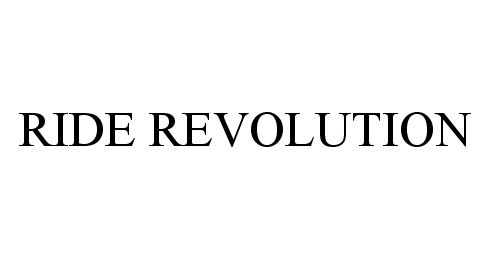 Trademark Logo RIDE REVOLUTION