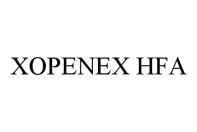 Trademark Logo XOPENEX HFA