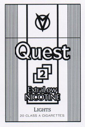  QUEST 2 EXTRALOW NICOTINE LIGHTS 20 CLASS A CIGARETTES