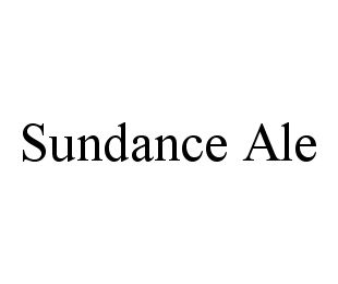  SUNDANCE ALE