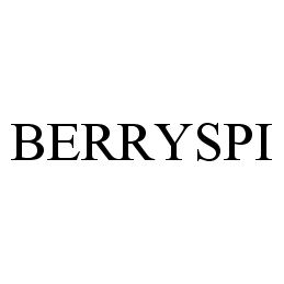 Trademark Logo BERRYSPI