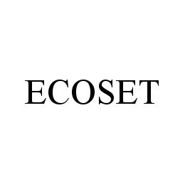 Trademark Logo ECOSET