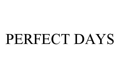  PERFECT DAYS
