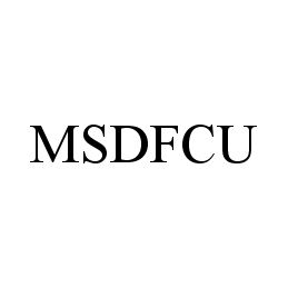 Trademark Logo MSDFCU
