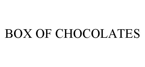 Trademark Logo BOX OF CHOCOLATES